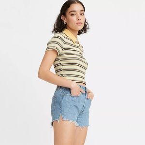 Levi’s 501 High Rise Women’s Shorts Ojai Light Stone - Light Wash